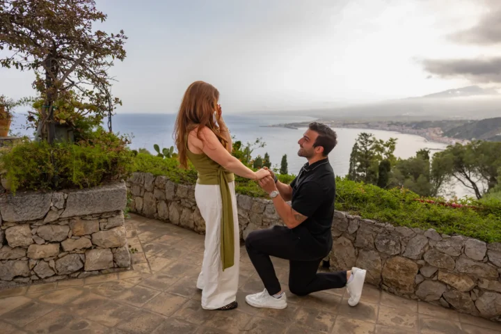 proposal with etna view