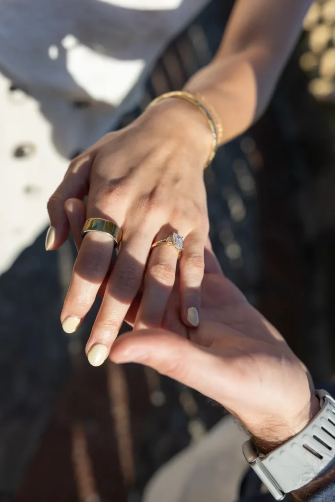 Engagement ring after a no venue proposal in Taormina